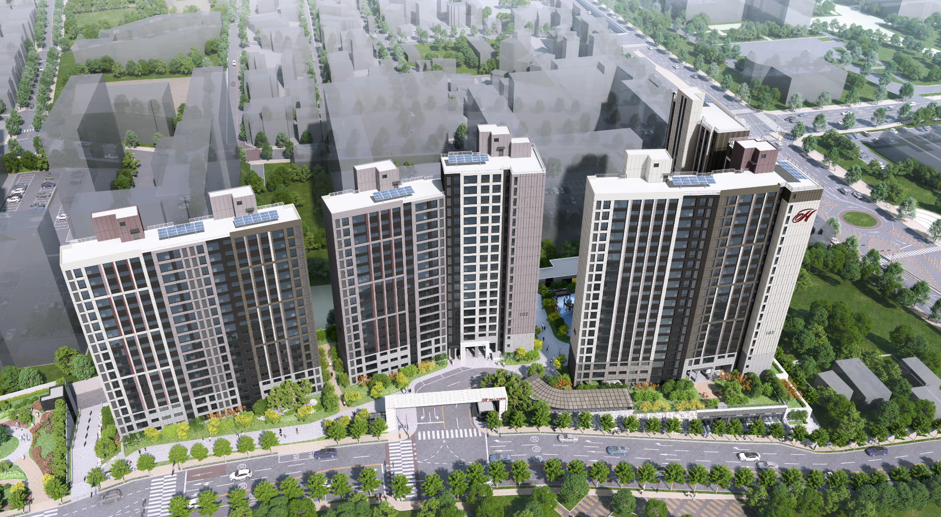 힐스테이트 양산더스카이 사업개요 비주얼
